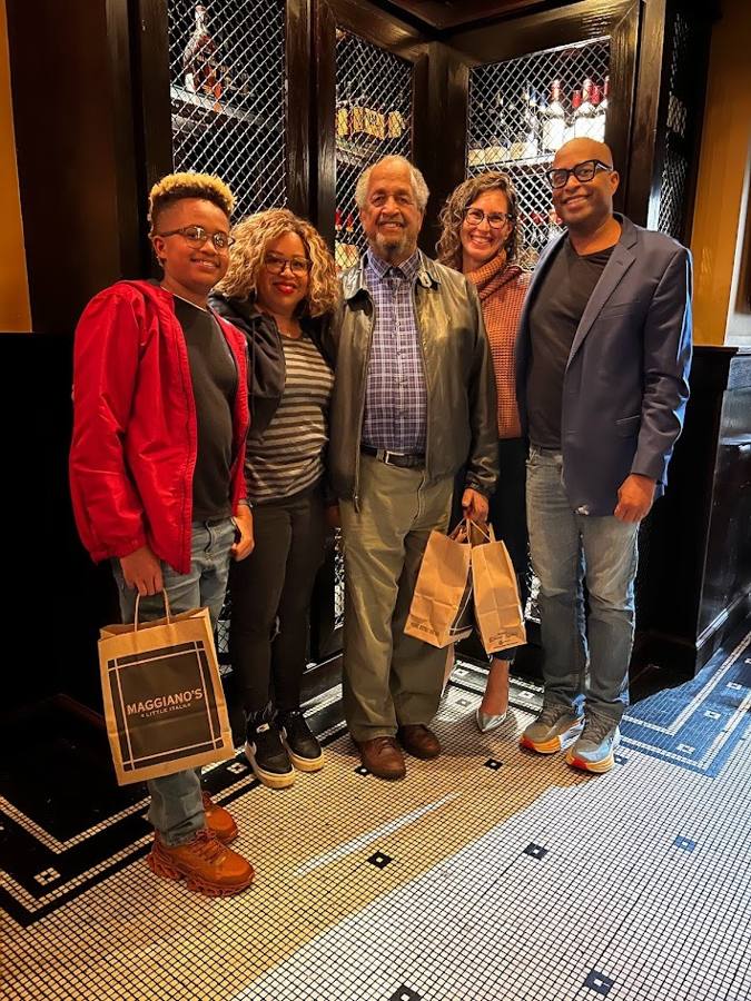 Family gathering at Maggiano’s.